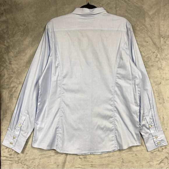 NEW Ariat Tomales Long Sleeve Shirt Womens Size XL Powder Blue Button Up - Picture 6 of 11